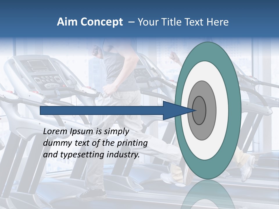 Power Bodycare Figure PowerPoint Template