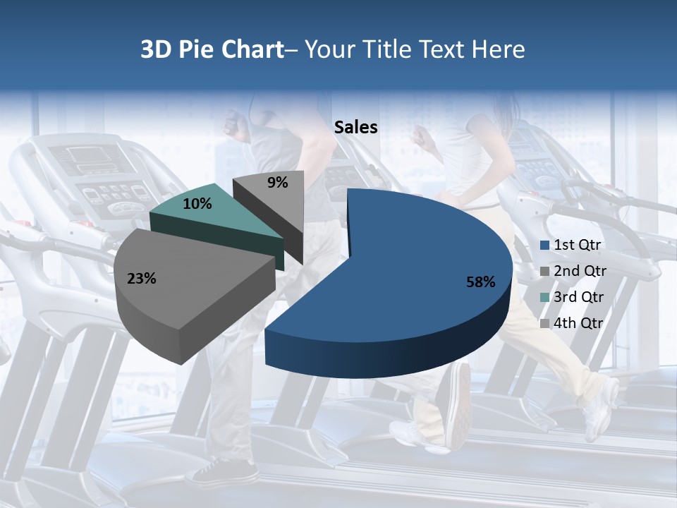 Power Bodycare Figure PowerPoint Template
