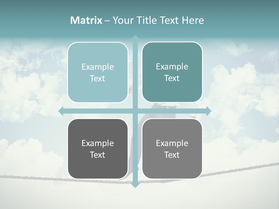 Acrobat Acrobatic Courage PowerPoint Template
