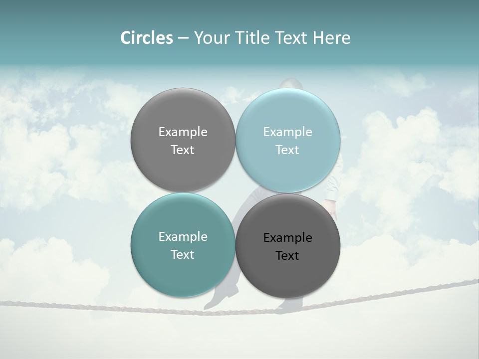 Acrobat Acrobatic Courage PowerPoint Template