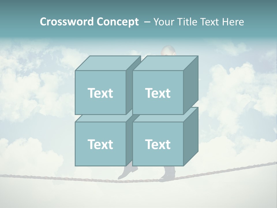 Acrobat Acrobatic Courage PowerPoint Template