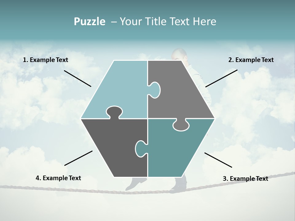 Acrobat Acrobatic Courage PowerPoint Template