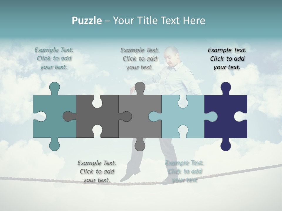 Acrobat Acrobatic Courage PowerPoint Template