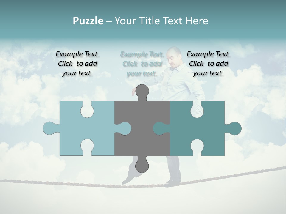 Acrobat Acrobatic Courage PowerPoint Template