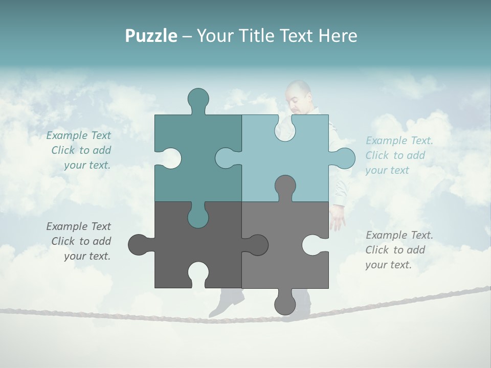 Acrobat Acrobatic Courage PowerPoint Template