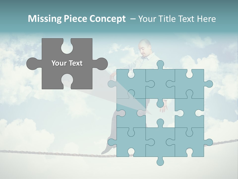 Acrobat Acrobatic Courage PowerPoint Template