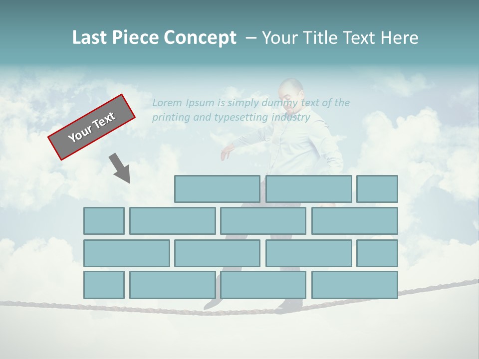 Acrobat Acrobatic Courage PowerPoint Template