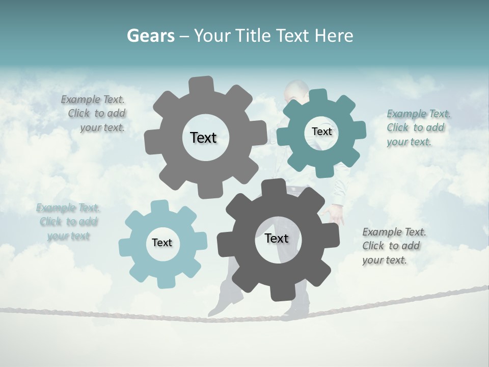 Acrobat Acrobatic Courage PowerPoint Template