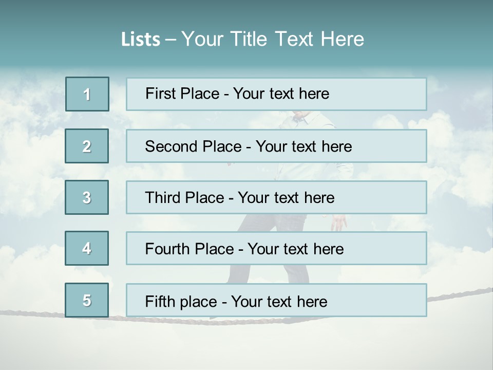 Acrobat Acrobatic Courage PowerPoint Template
