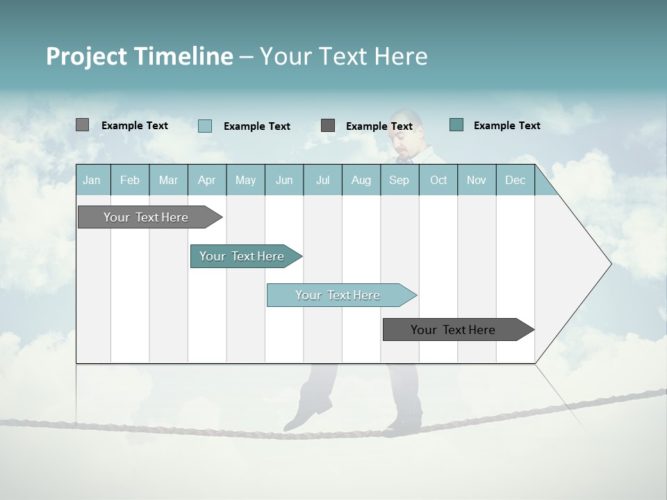 Acrobat Acrobatic Courage PowerPoint Template