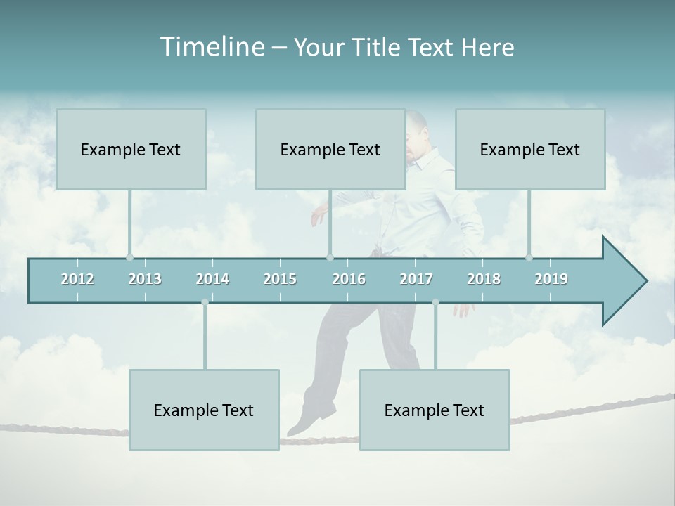 Acrobat Acrobatic Courage PowerPoint Template