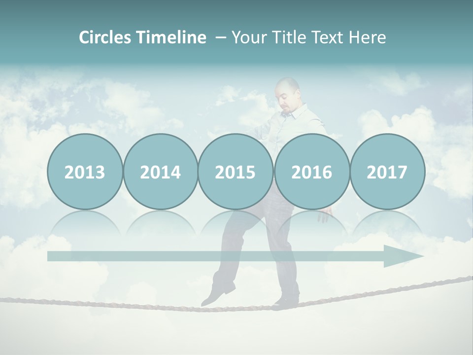 Acrobat Acrobatic Courage PowerPoint Template