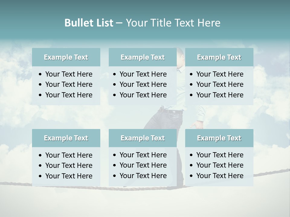 Acrobat Acrobatic Courage PowerPoint Template