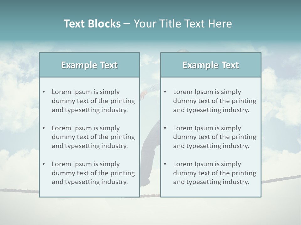 Acrobat Acrobatic Courage PowerPoint Template