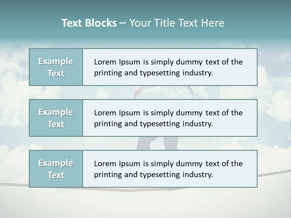 Acrobat Acrobatic Courage PowerPoint Template