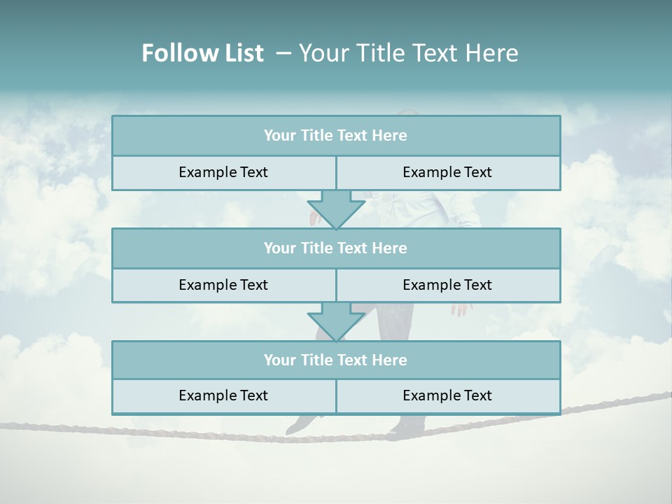 Acrobat Acrobatic Courage PowerPoint Template