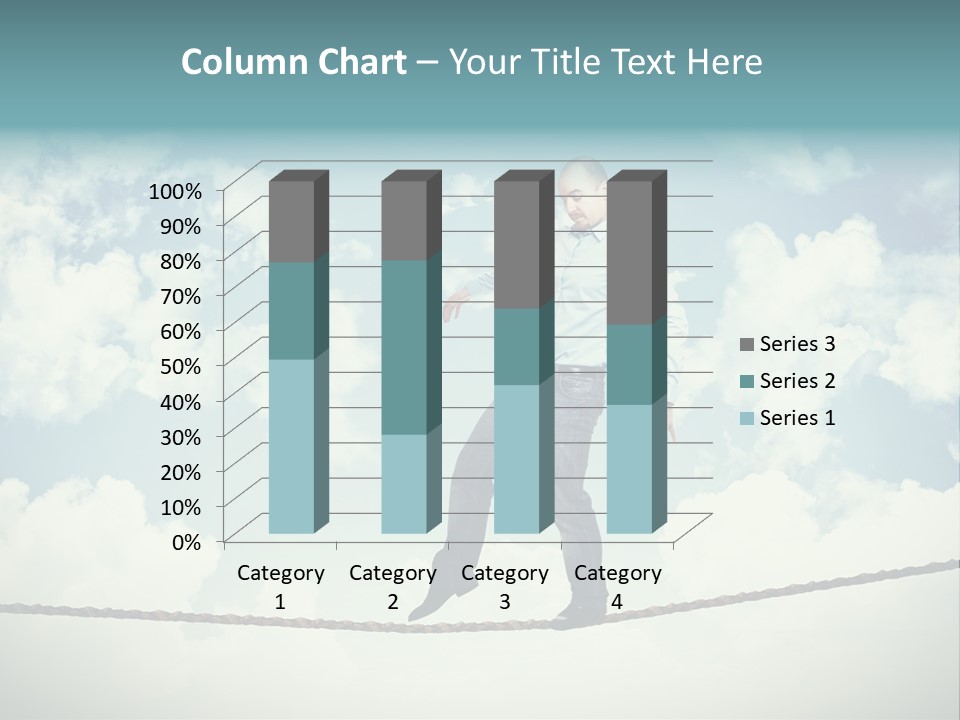 Acrobat Acrobatic Courage PowerPoint Template