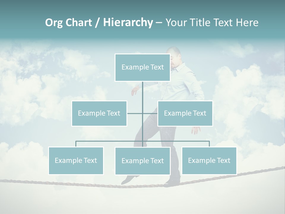Acrobat Acrobatic Courage PowerPoint Template