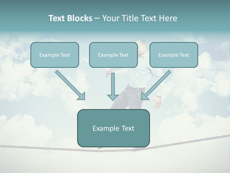 Acrobat Acrobatic Courage PowerPoint Template