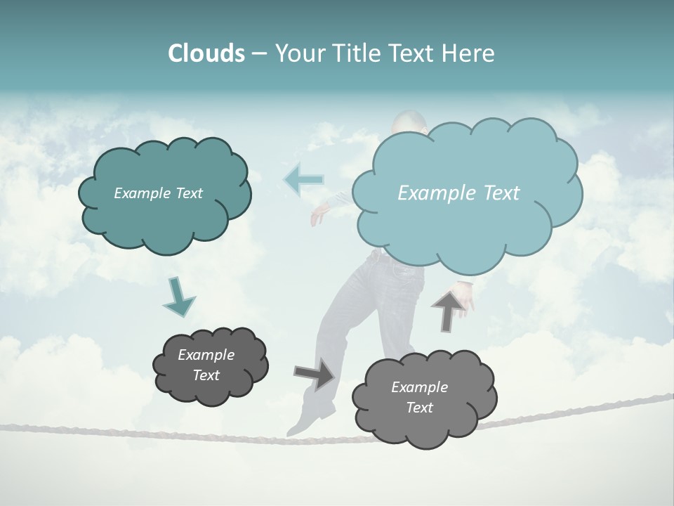 Acrobat Acrobatic Courage PowerPoint Template