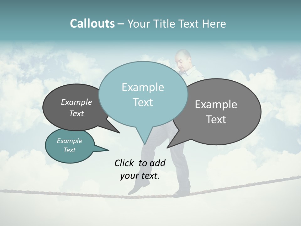 Acrobat Acrobatic Courage PowerPoint Template