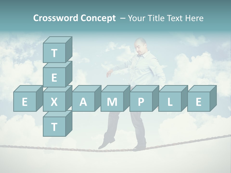 Acrobat Acrobatic Courage PowerPoint Template