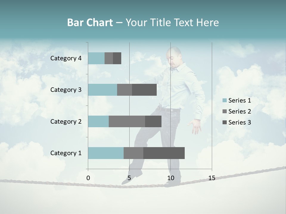 Acrobat Acrobatic Courage PowerPoint Template