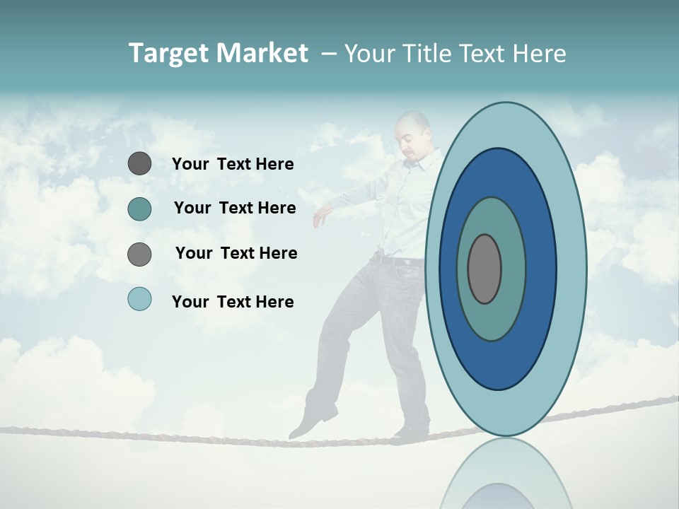 Acrobat Acrobatic Courage PowerPoint Template