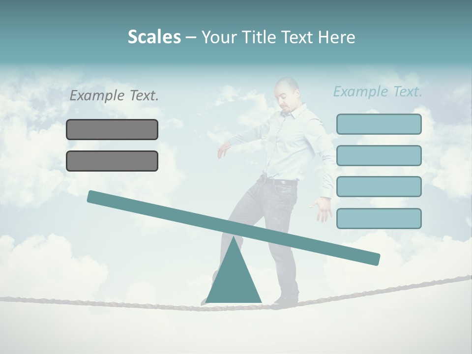 Acrobat Acrobatic Courage PowerPoint Template