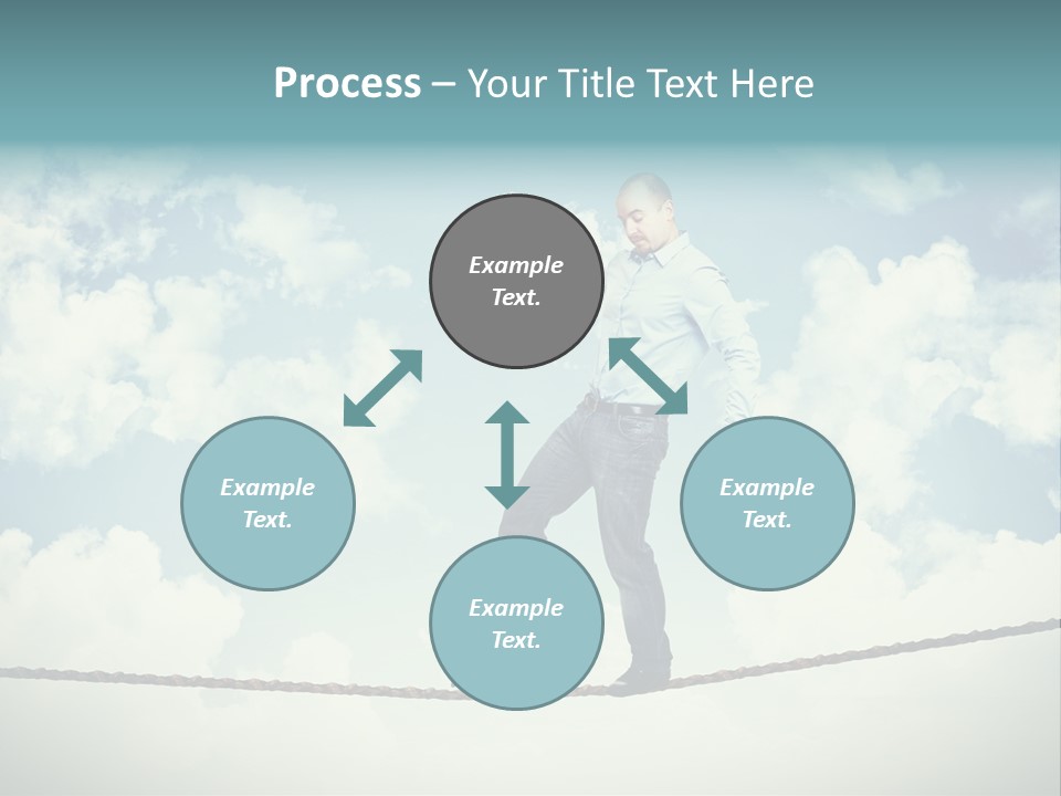 Acrobat Acrobatic Courage PowerPoint Template