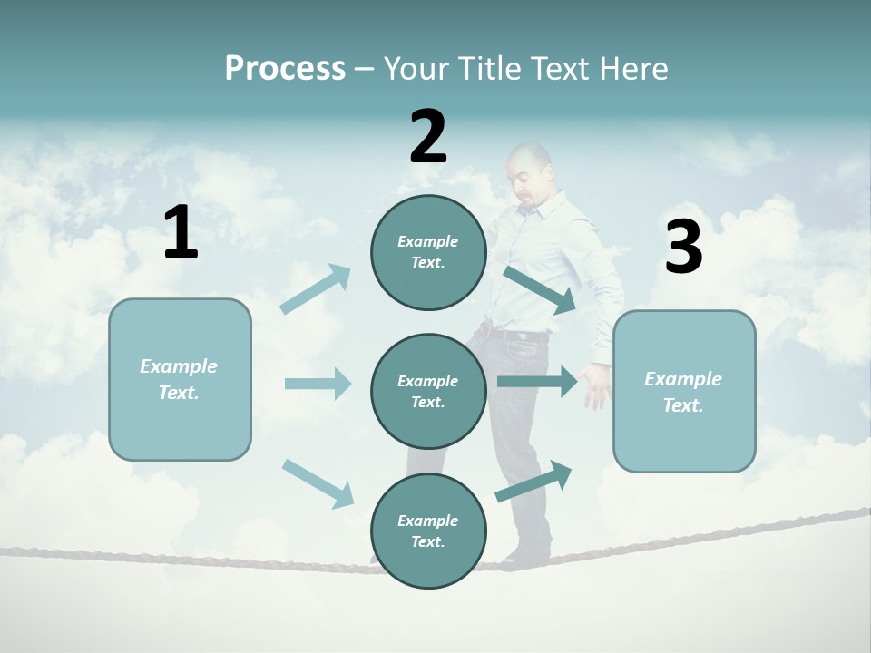 Acrobat Acrobatic Courage PowerPoint Template