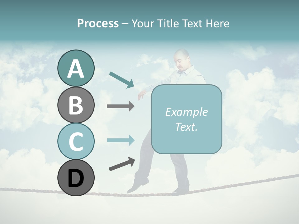 Acrobat Acrobatic Courage PowerPoint Template