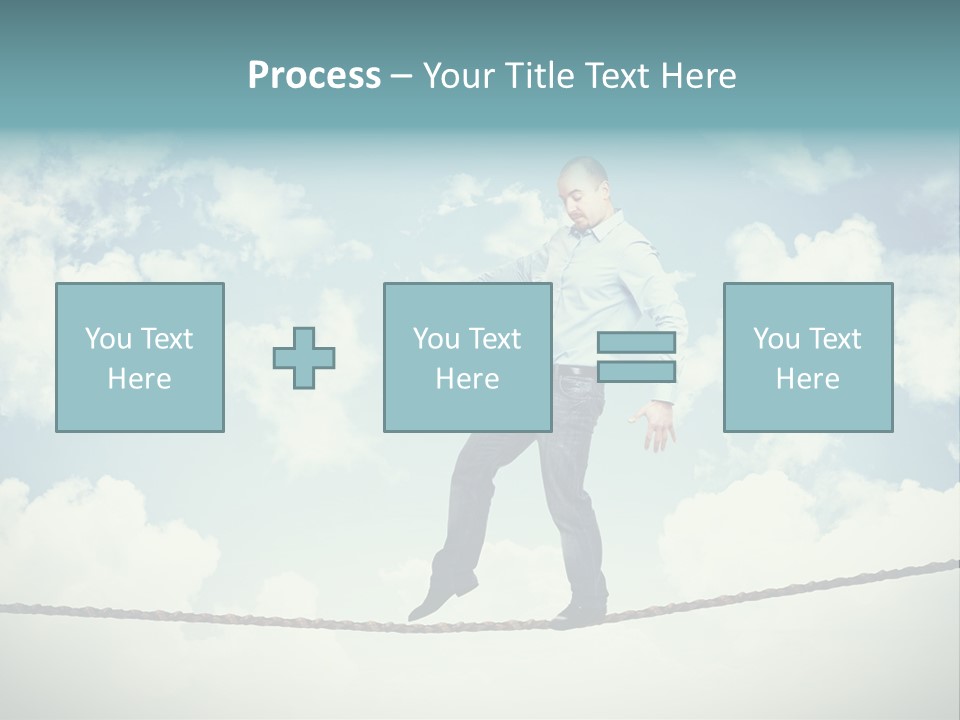 Acrobat Acrobatic Courage PowerPoint Template