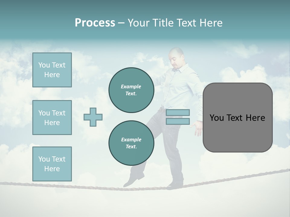 Acrobat Acrobatic Courage PowerPoint Template