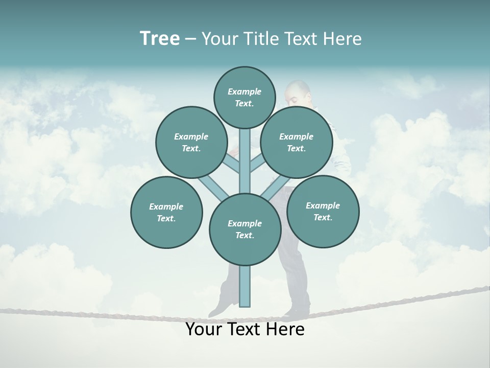 Acrobat Acrobatic Courage PowerPoint Template