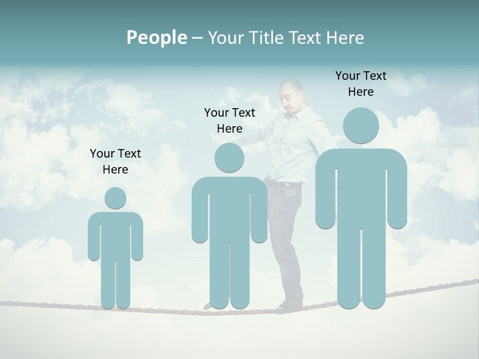 Acrobat Acrobatic Courage PowerPoint Template