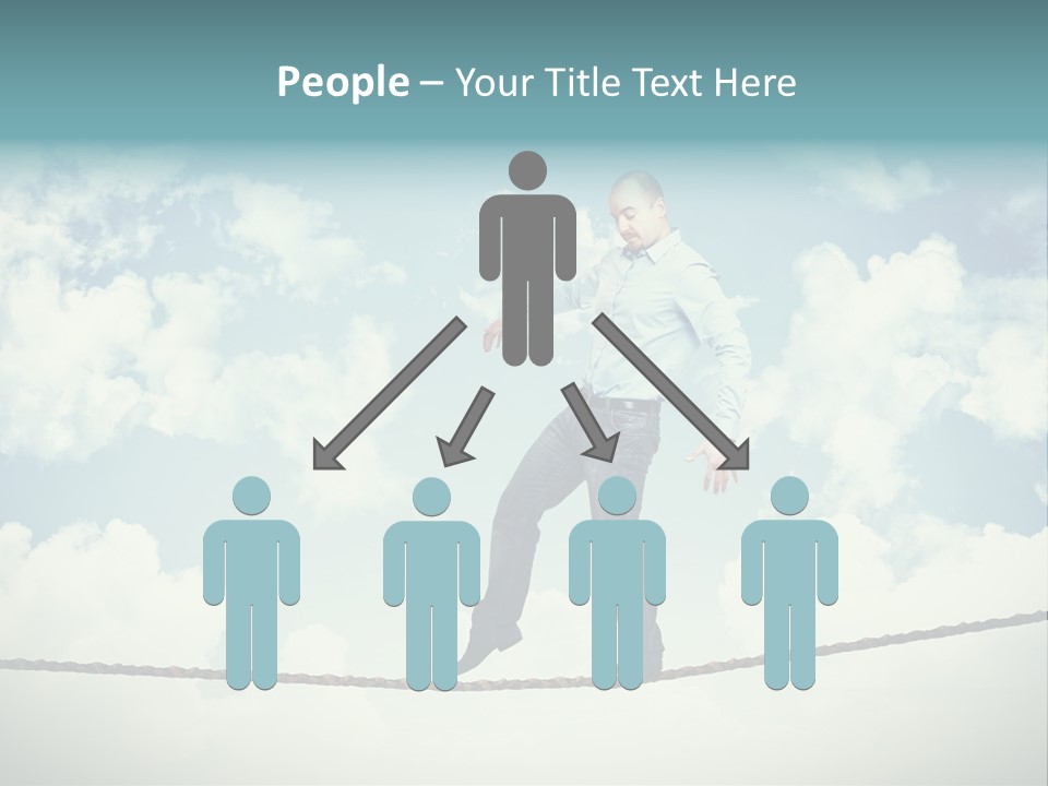 Acrobat Acrobatic Courage PowerPoint Template