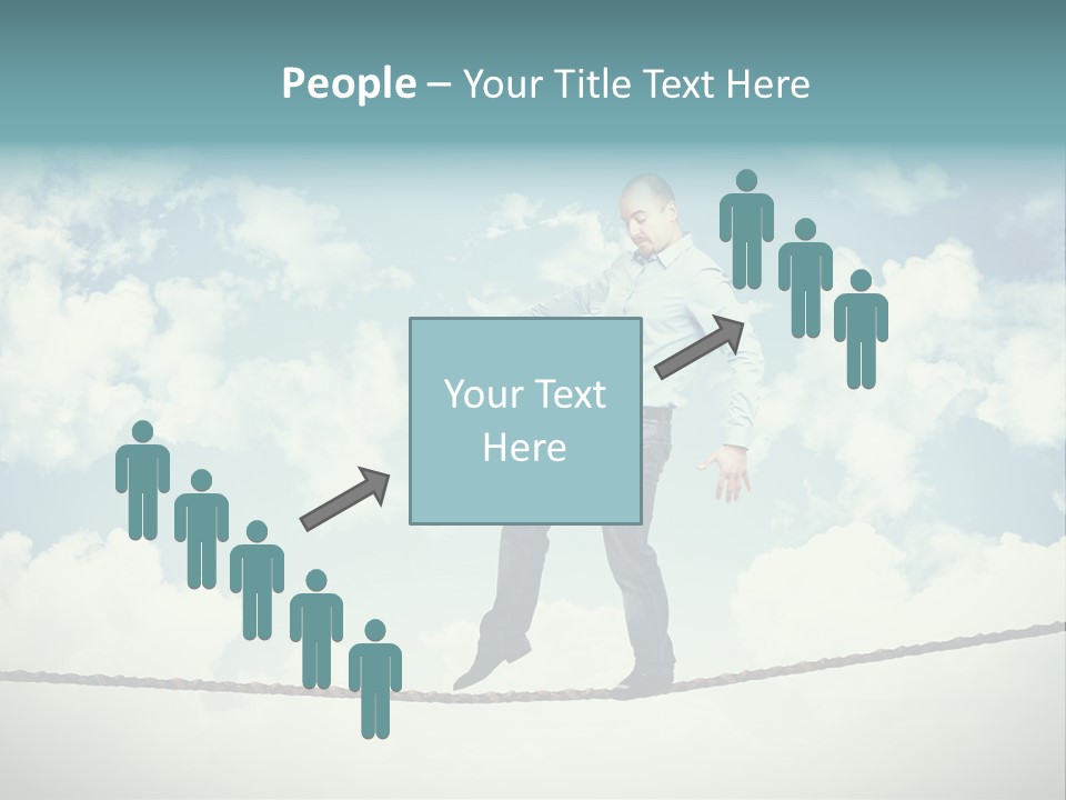 Acrobat Acrobatic Courage PowerPoint Template