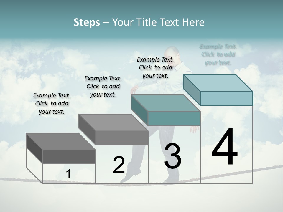 Acrobat Acrobatic Courage PowerPoint Template