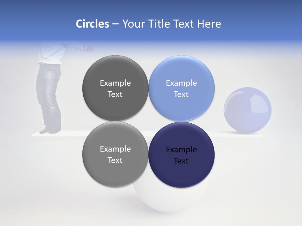 White Business Scale PowerPoint Template