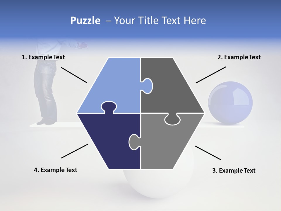 White Business Scale PowerPoint Template