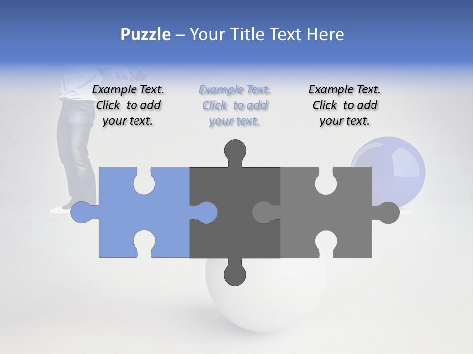 White Business Scale PowerPoint Template