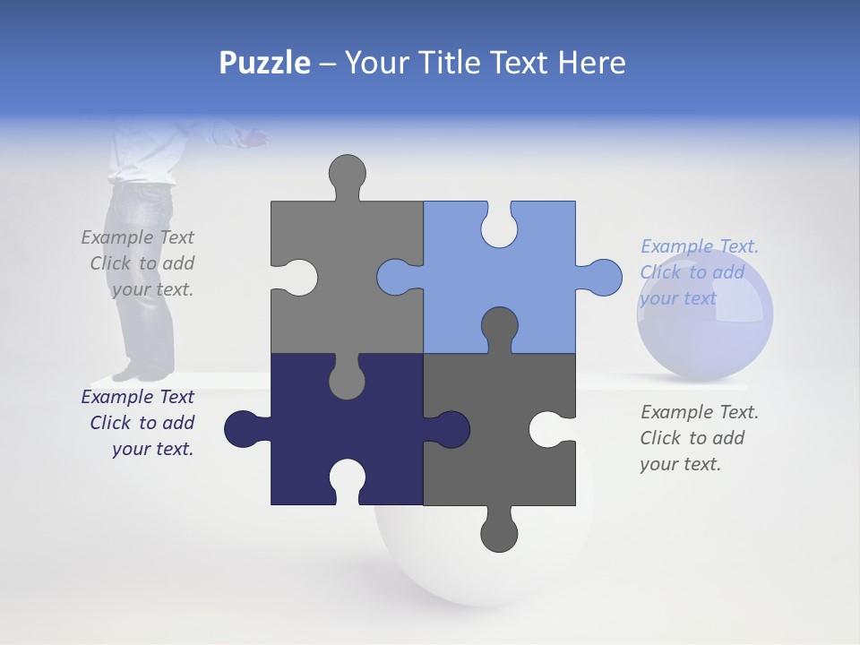 White Business Scale PowerPoint Template