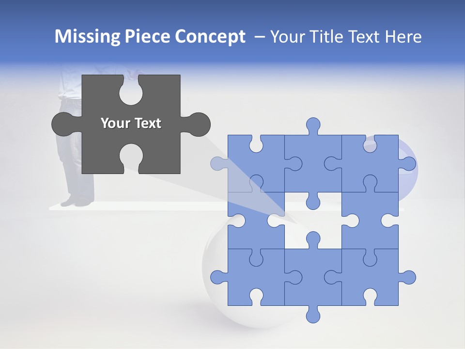 White Business Scale PowerPoint Template