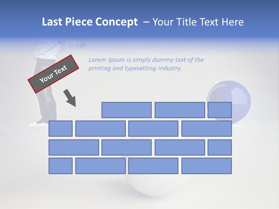 White Business Scale PowerPoint Template