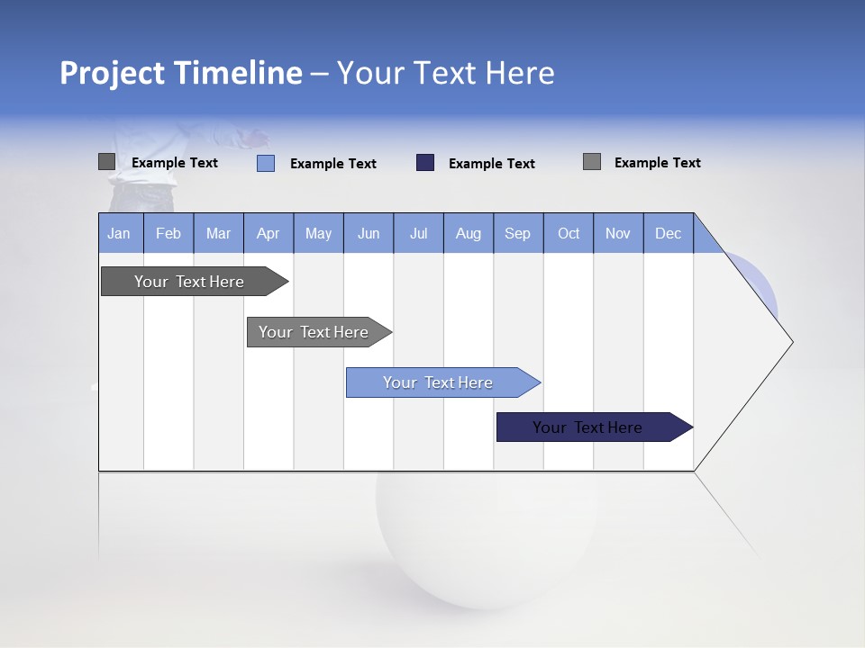 White Business Scale PowerPoint Template