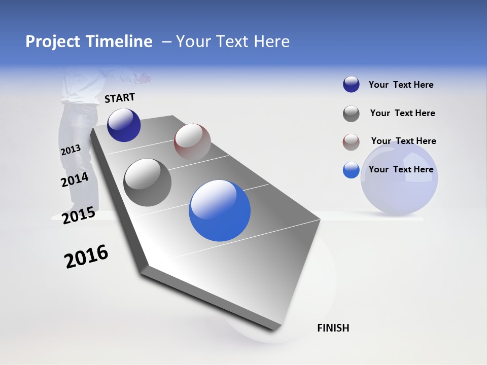 White Business Scale PowerPoint Template