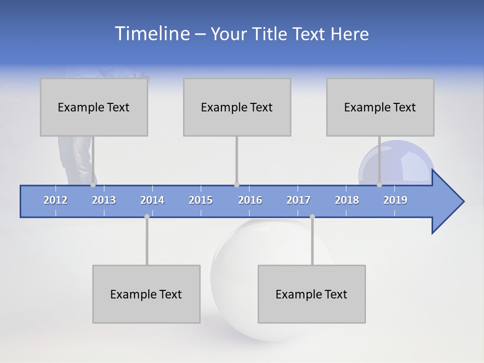 White Business Scale PowerPoint Template