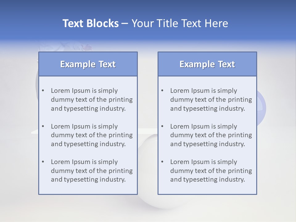 White Business Scale PowerPoint Template