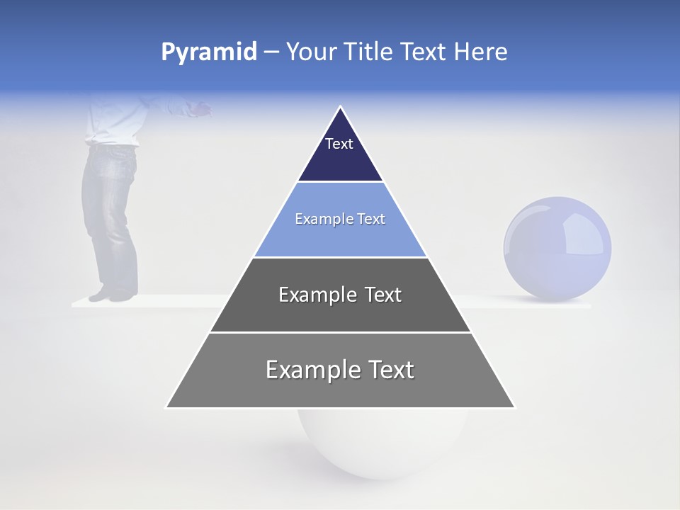 White Business Scale PowerPoint Template